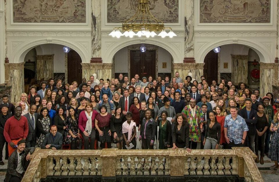 180 Amsterdammers groepsfoto