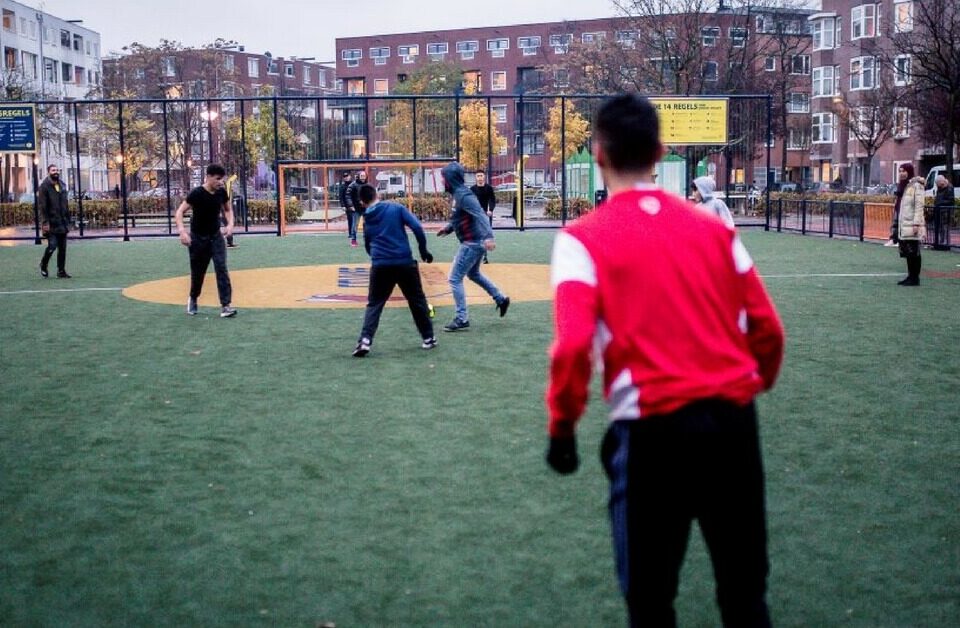 Lancering online campagny Cruyff Court Mbo Mpenza